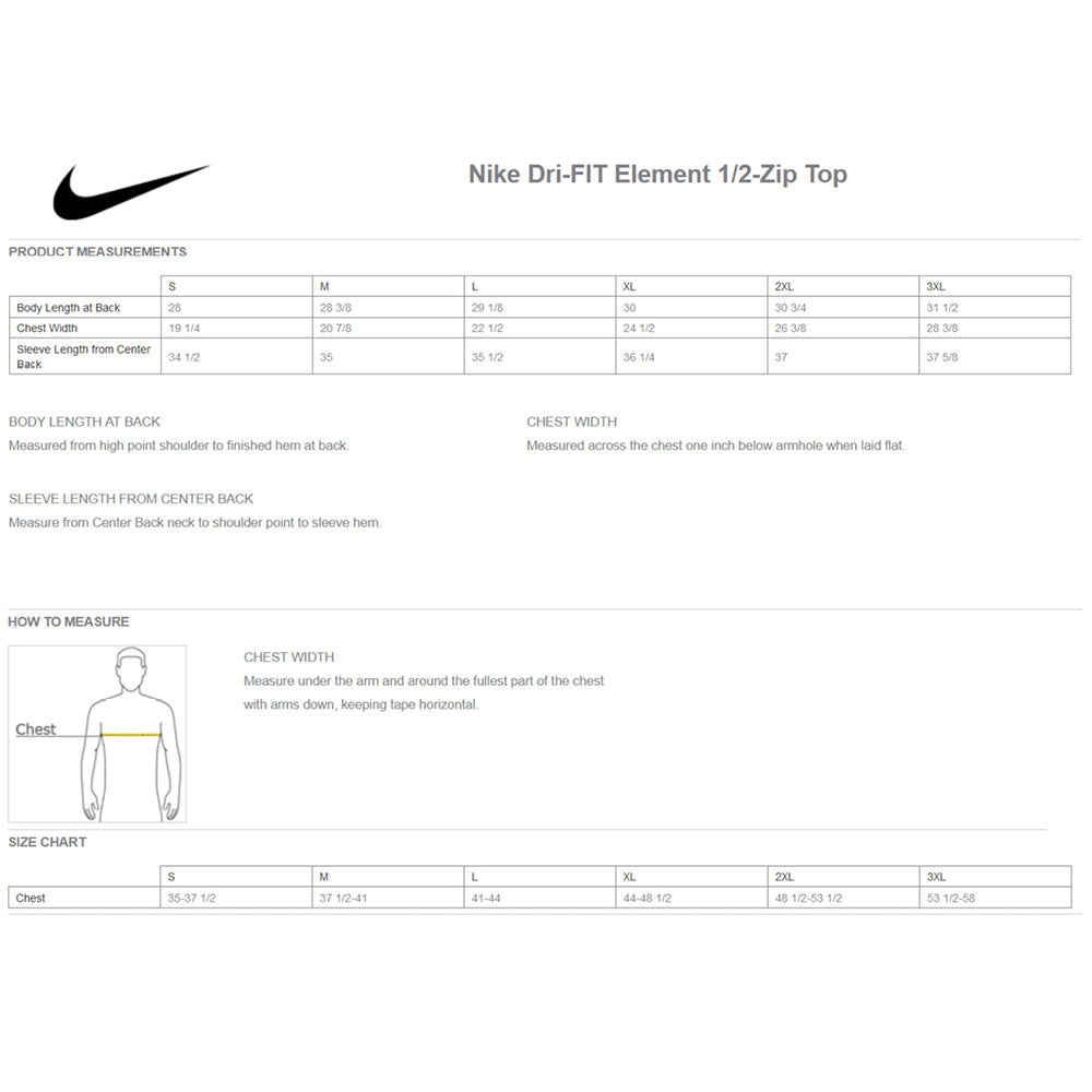 Nike Dri-FIT Element Mens 1/2 Zip Top
