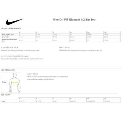 Nike Dri-FIT Element Mens 1/2 Zip Top - Police